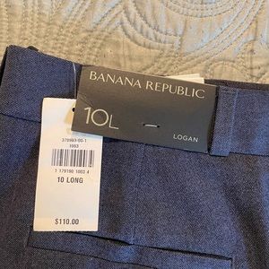 Brand New!! Never Worn! Banana Republic trousers 10L Logan style.